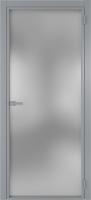 АЛЮМИНЕВАЯ ДВЕРЬ System R00 Chrome стекло White Cloud ( КОМПЛЕКТ РУЧКА , 3 ПЕТЛИ )