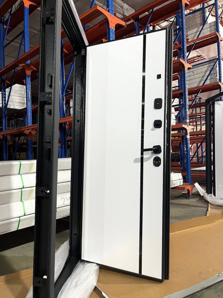 10 СМ 2МДФ КАРБОН БУКЛЕ ГРАФИТ / ЭМАЛИТ БЕЛЫЙ