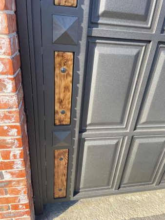 МЕТАЛЛИЧЕСКИЕ ВОРОТА  С КАЛИТКОЙ (3,5 м х 2,10 м) (1 м х 2,10 м)