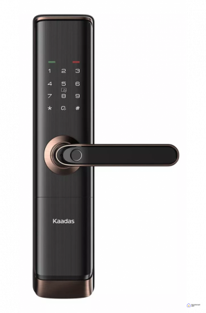 ЭЛЕКТРОННЫЙ ДВЕРНОЙ ЗАМОК KAADAS S110-5W COOPER С ОТПЕЧАТКОМ ПАЛЬЦА
