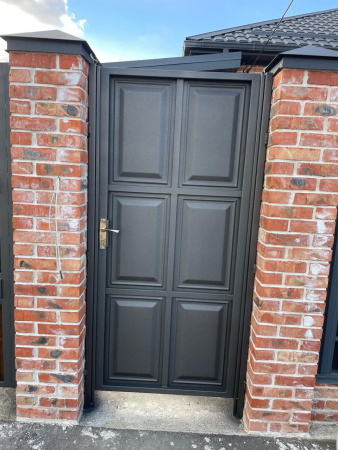 МЕТАЛЛИЧЕСКИЕ ВОРОТА  С КАЛИТКОЙ (3,5 м х 2,10 м) (1 м х 2,10 м)