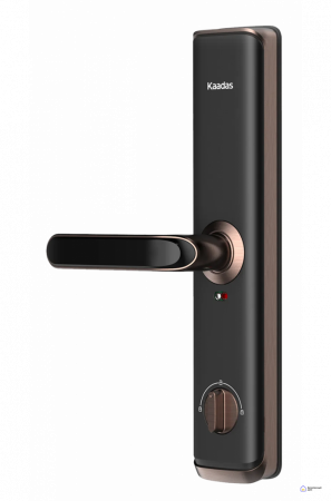 ЭЛЕКТРОННЫЙ ДВЕРНОЙ ЗАМОК KAADAS S110-5W COOPER С ОТПЕЧАТКОМ ПАЛЬЦА