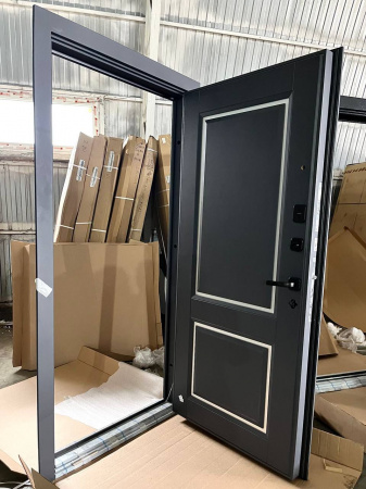 LUXOR КЛАССИКА САТИН ГРАФИТ/ЭМАЛИТ БЕЛЫЙ